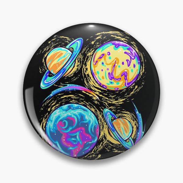 Item preview, Colorful Spinning Planets, Space & Science Kids Astronomy designed and sold by Click-Like.