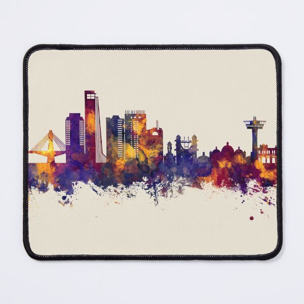 Item preview, Chattogram Bangladesh Skyline designed and sold by ArtPrints.