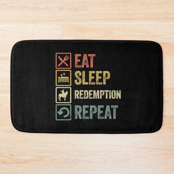Item preview, Funny eat sleep redemption repeat retro vintage designed and sold by HN-ART.