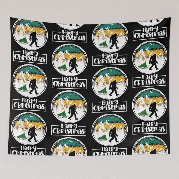 Item preview, Funny Bigfoot Christmas Hairy Christmas Sasquatch Xmas designed and sold by CharJens.