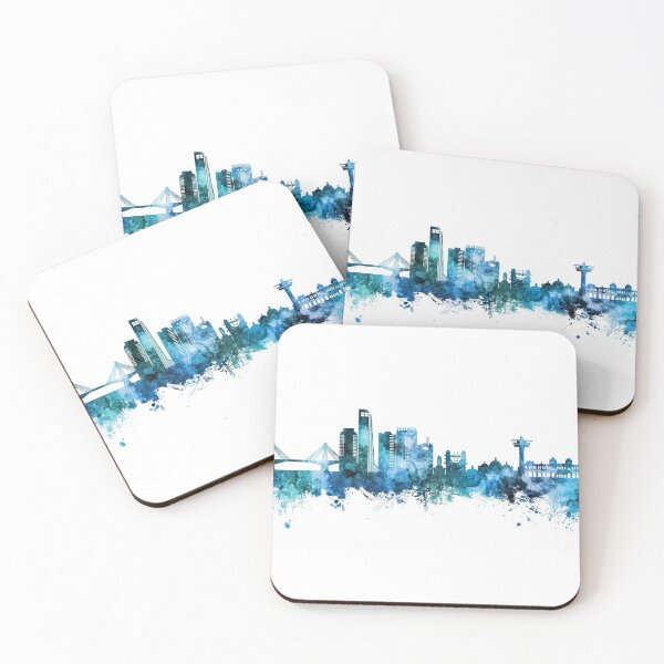 Item preview, Chattogram Bangladesh Skyline designed and sold by ArtPrints.