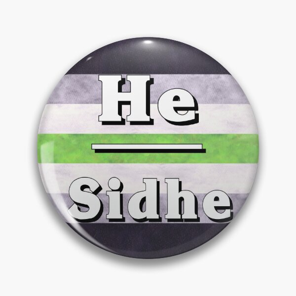 Item preview, He-Sidhe Pronouns: Agender designed and sold by TigerTorreArt.