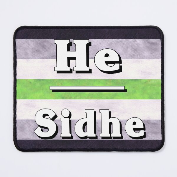 Item preview, He-Sidhe Pronouns: Agender designed and sold by TigerTorreArt.