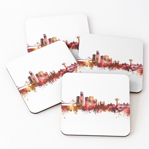 Item preview, Chattogram Bangladesh Skyline designed and sold by ArtPrints.