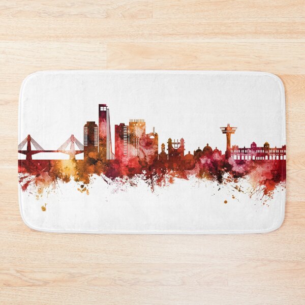 Item preview, Chattogram Bangladesh Skyline designed and sold by ArtPrints.