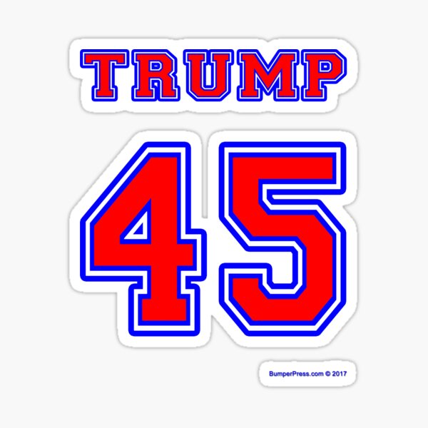 TRUMP 45th President Sticker