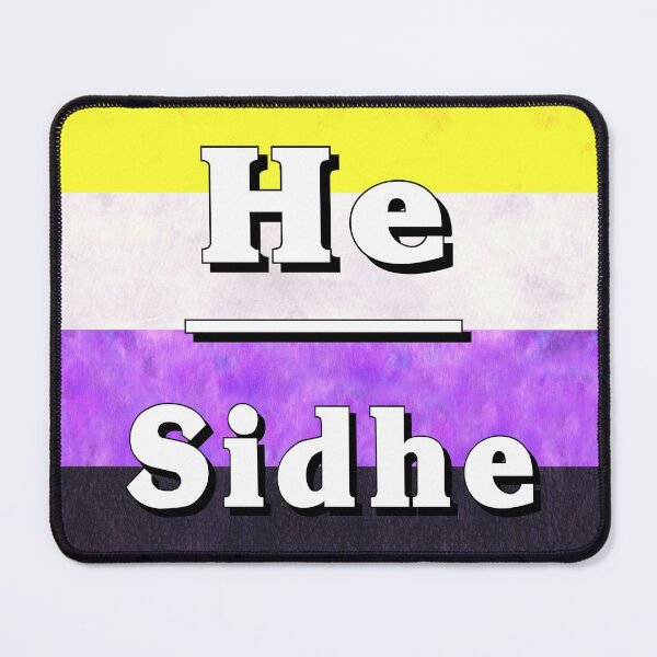 Item preview, He-Sidhe Pronouns: Non-Binary designed and sold by TigerTorreArt.