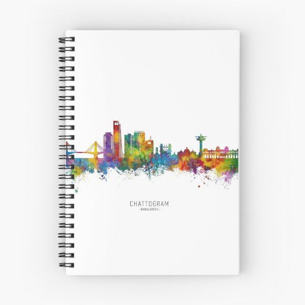 Item preview, Chattogram Bangladesh Skyline designed and sold by ArtPrints.