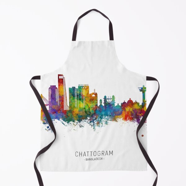 Item preview, Chattogram Bangladesh Skyline designed and sold by ArtPrints.