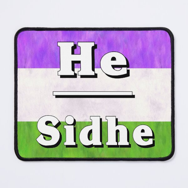 Item preview, He-Sidhe Pronouns: Genderqueer designed and sold by TigerTorreArt.