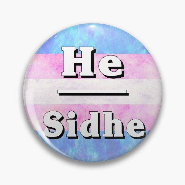 Item preview, He-Sidhe Pronouns: Trans Pride designed and sold by TigerTorreArt.