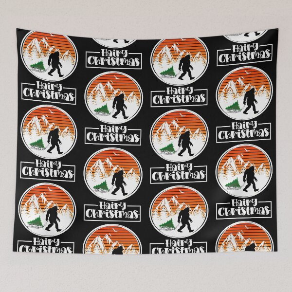 Item preview, Funny Bigfoot Christmas Hairy Christmas Sasquatch Xmas designed and sold by CharJens.