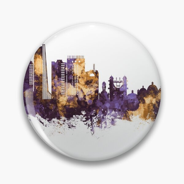Item preview, Chattogram Bangladesh Skyline designed and sold by ArtPrints.
