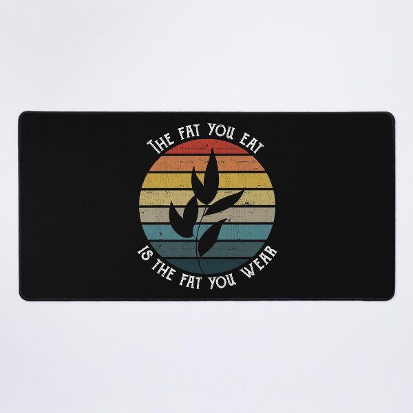 Item preview, The fat you eat is the fat you wear - Vegan Retro Vintage product designed and sold by theodoros20.