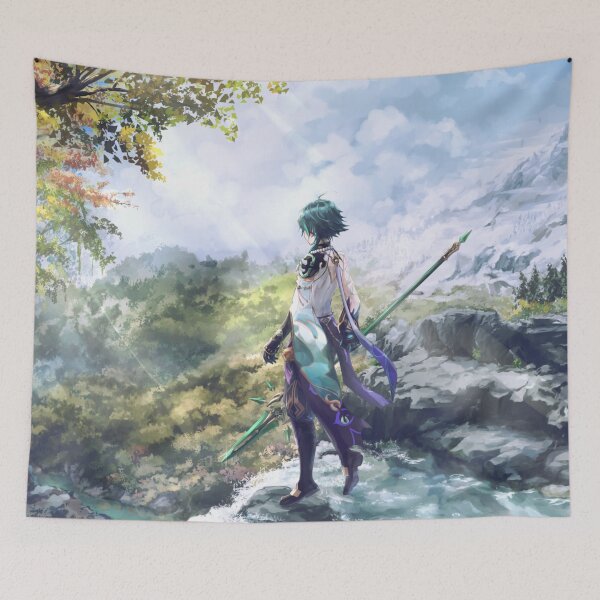 Item preview, Xiao Genshin Impact  designed and sold by LunaticArtWork.