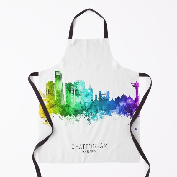 Item preview, Chattogram Bangladesh Skyline designed and sold by ArtPrints.