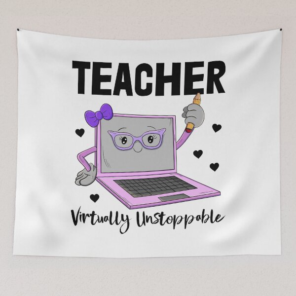 Item preview, Teacher Virtually Unstoppable designed and sold by Bendthetrend.