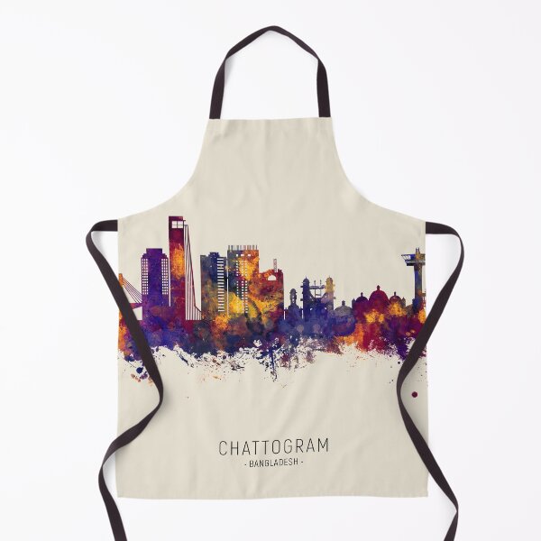 Item preview, Chattogram Bangladesh Skyline designed and sold by ArtPrints.