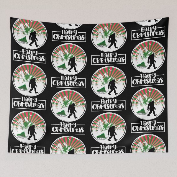 Item preview, Funny Bigfoot Christmas Hairy Christmas Sasquatch Xmas designed and sold by CharJens.
