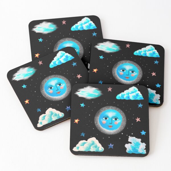 Item preview, moon celestial art designed and sold by cutecrazytshirt.