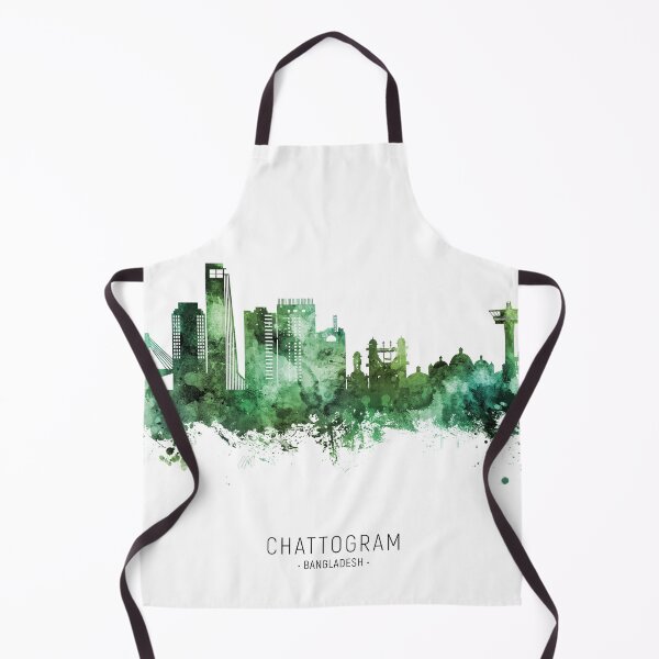 Item preview, Chattogram Bangladesh Skyline designed and sold by ArtPrints.