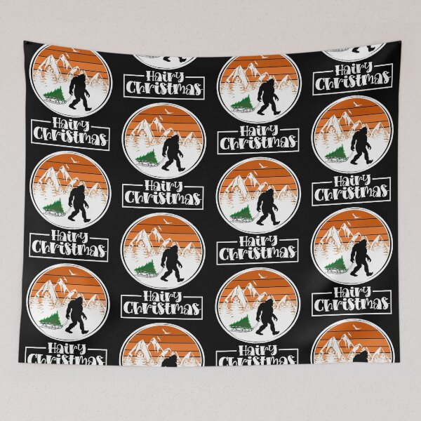 Item preview, Funny Bigfoot Christmas Hairy Christmas Sasquatch Xmas designed and sold by CharJens.