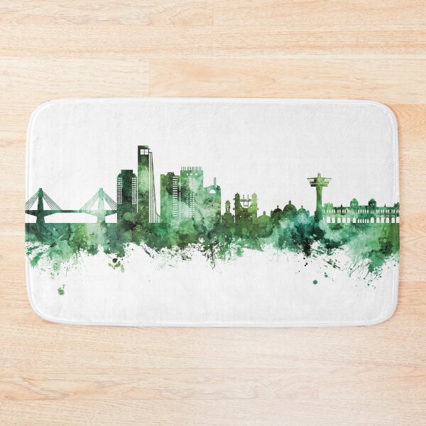 Item preview, Chattogram Bangladesh Skyline designed and sold by ArtPrints.