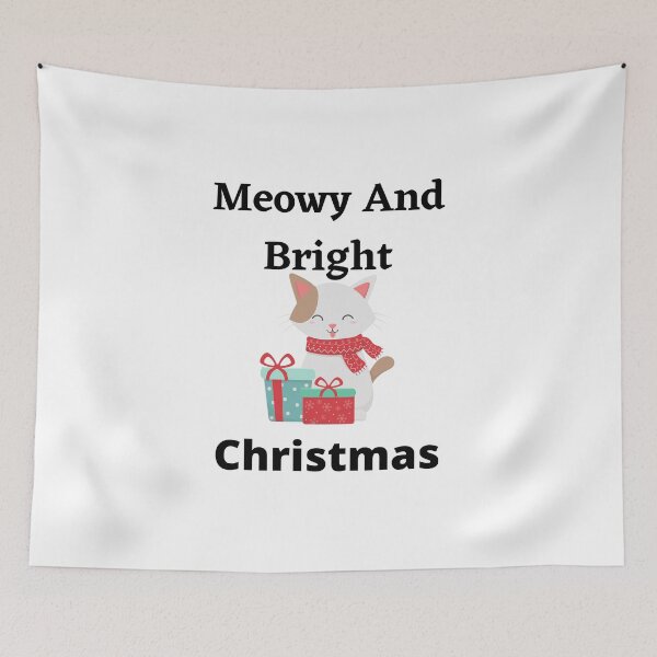 Item preview, Meowy and Bright Christmas designed and sold by bytels.