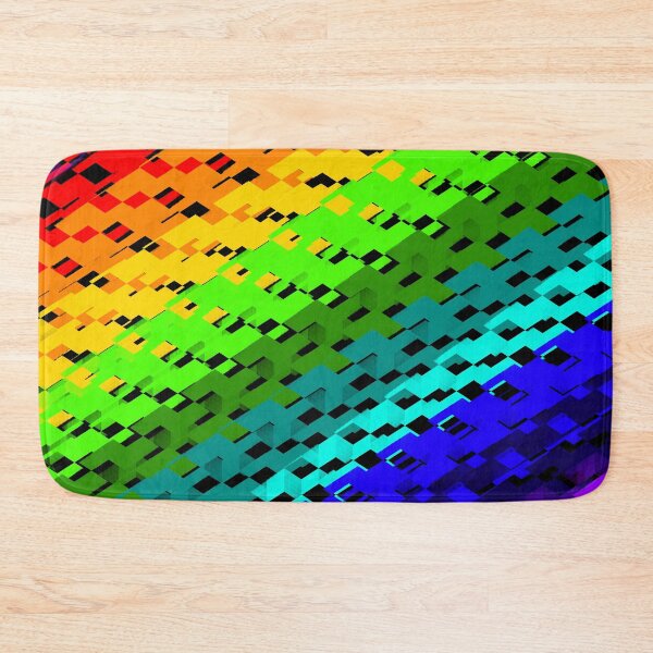 Item preview, Rainbow Checkered Flag  designed and sold by TinaJostDesigns.