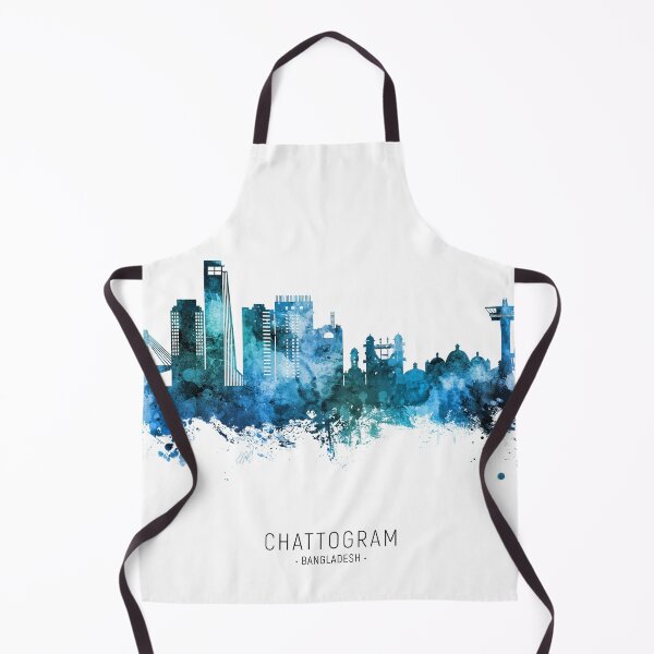 Item preview, Chattogram Bangladesh Skyline designed and sold by ArtPrints.