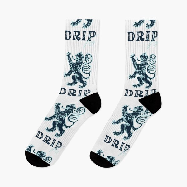 Aperçu de l'œuvre Drip King - Lion Bleu créée et vendue par CrisisCo.