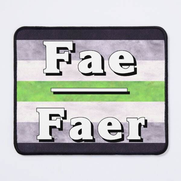 Item preview, Fae-Faer Pronouns: Agender designed and sold by TigerTorreArt.