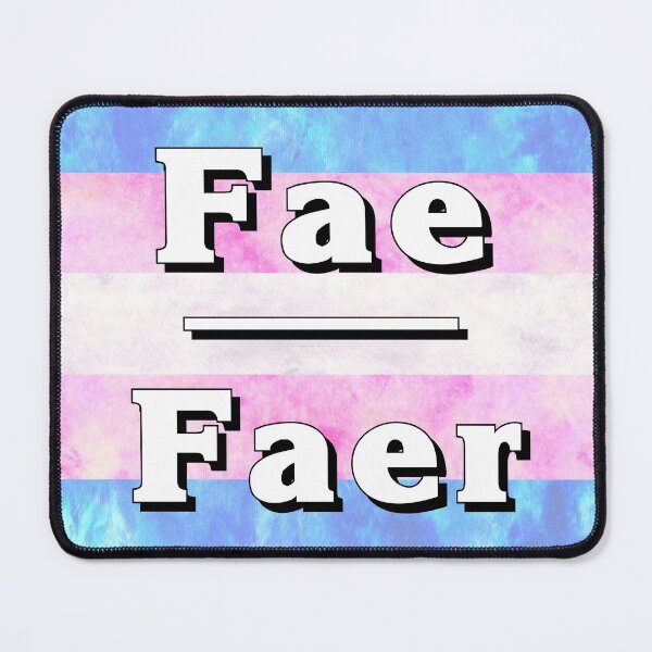 Item preview, Fae-Faer Pronouns: Trans Pride designed and sold by TigerTorreArt.