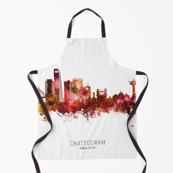 Item preview, Chattogram Bangladesh Skyline designed and sold by ArtPrints.