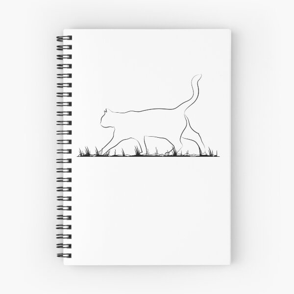 Artikelvorschau, Eine Katze, die auf dem Gras läuft entworfen und verkauft von StoreRT.