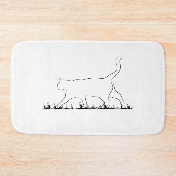 Item preview, A cat walking on the grass designed and sold by StoreRT.