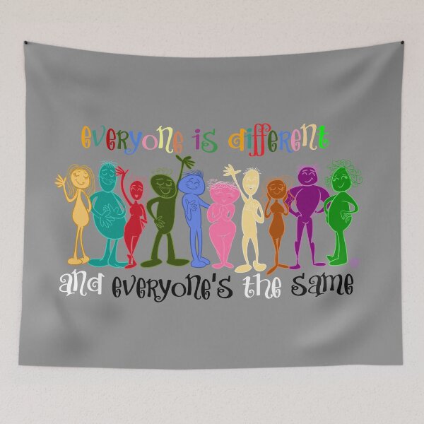 Item preview, Everyone is different and the same designed and sold by E-Ocasio.