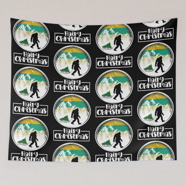 Item preview, Funny Bigfoot Christmas Hairy Christmas Sasquatch Xmas designed and sold by CharJens.