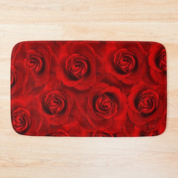 Item preview, Love Cute Bed of Red Roses Pattern designed and sold by PinkPandaDesign.