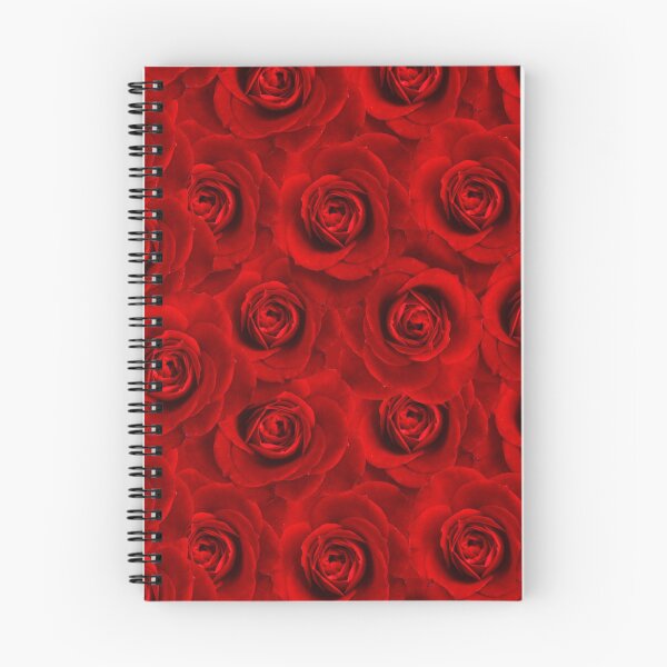 Item preview, Love Cute Bed of Red Roses Pattern designed and sold by PinkPandaDesign.