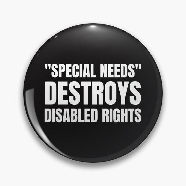 Artikelvorschau, Besondere Bedürfnisse zerstört die Rechte von Menschen mit Behinderungen entworfen und verkauft von Disabledland.