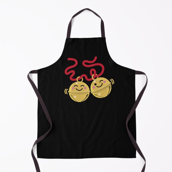 Item preview, Cute Cartoon Jingle Bells - Black designed and sold by VicEllisArt.