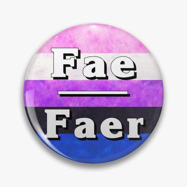Item preview, Fae-Faer Pronouns: Genderfluid designed and sold by TigerTorreArt.