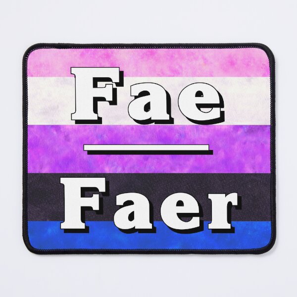 Item preview, Fae-Faer Pronouns: Genderfluid designed and sold by TigerTorreArt.