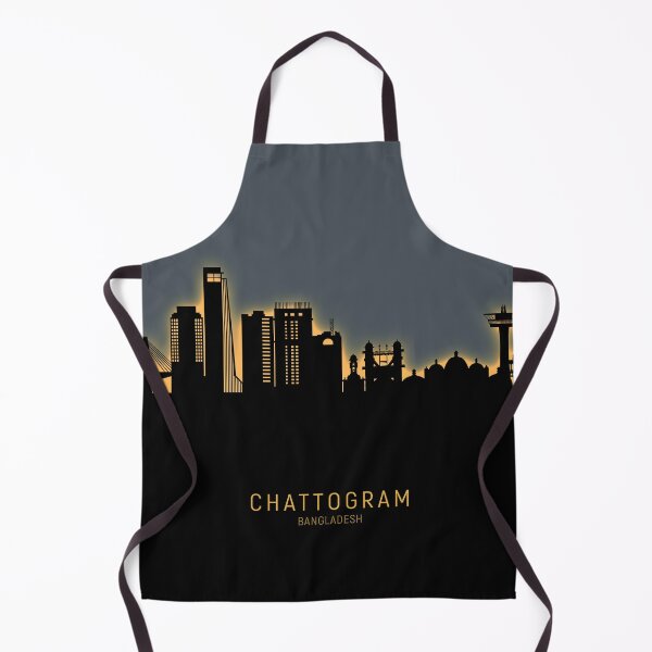 Item preview, Chattogram Bangladesh Skyline designed and sold by ArtPrints.