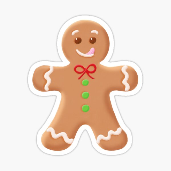 Bonhomme pain d'épices Sticker