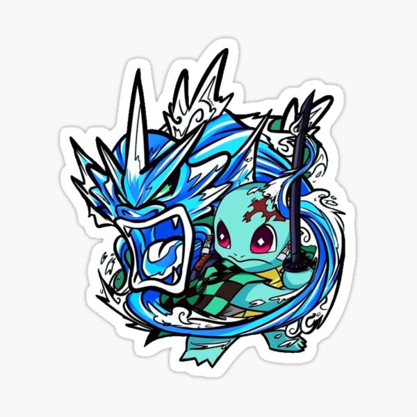 Belle respiration d'eau de dragon Sticker