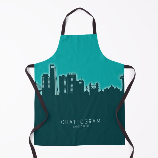 Item preview, Chattogram Bangladesh Skyline designed and sold by ArtPrints.