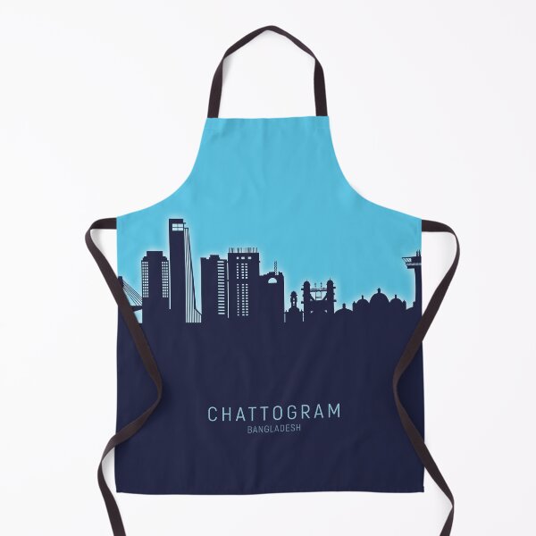 Item preview, Chattogram Bangladesh Skyline designed and sold by ArtPrints.