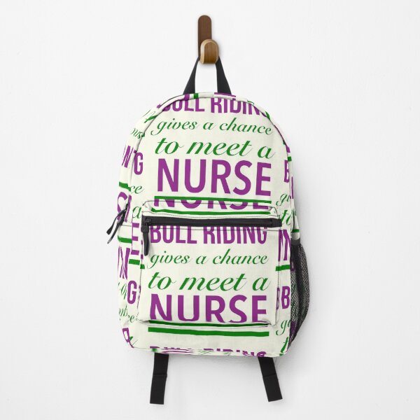 Item preview, Bull Riding Quotes - Bull riding gives a chance to meet a nurse, funny rodeo quotes(green) designed and sold by Delandor.